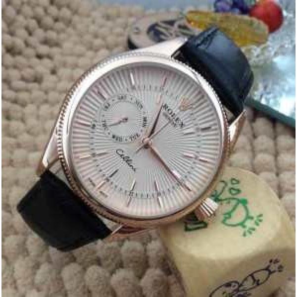贈り物にも◎ 2026 ROLEX ロレックス ミネラルガラス クオーツ?ムーブメント 男性用腕時計 5色可選 39mm