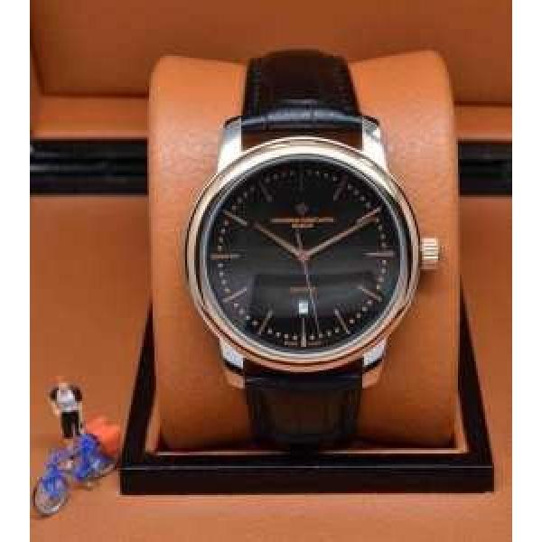プレゼントに 2026 Vacheron Constantin ヴァシュロン?コンスタンタン クオーツ ムーブメント ステンレス 男性用腕時計 5色可選