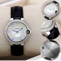大特価  2026 CARTIER カルティエ サファイヤクリスタル風防 35mm 女性用腕時計 6色可選 2203800