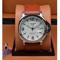 大人のおしゃれに 2026 PANERAI パネライ 輸入 クオーツ?ムーブメント ミネラルガラス 男性用腕時計 2色可選