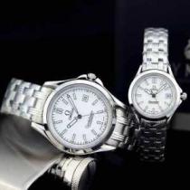 高級感演出 2026 OMEGA オメガ クオーツ ムーブメント サファイヤクリスタル風防 恋人腕時計 5色可選