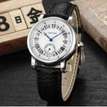 人気激売れ 2026 CARTIER カルティエ レザー  女性用腕時計 5色可...