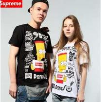 編みが魅力満点 2026春夏 SUPREME シュプリーム カップルペアルック 半袖 Tシャツ 2色可選