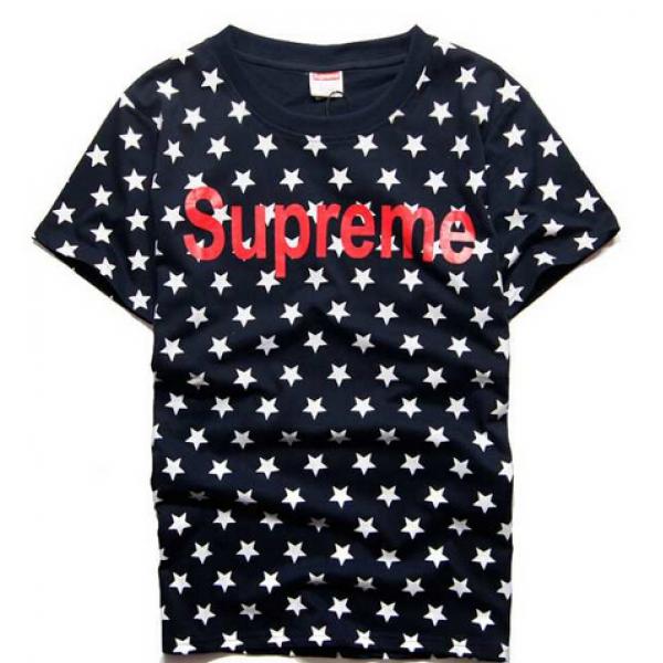 大人気☆NEW!! 2026春夏 SUPREME シュプリーム偽物 半袖 Tシャツ カップルペアルック 星柄