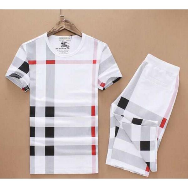 絶大な人気を誇る 2026春夏 BURBERRY バーバリー 偽物 半袖Tシャツ 上下セット 2色可選