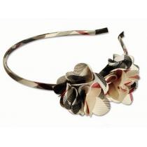 今季 2026BURBERRY バーバリー コピー品激安チェック花 チューシャ ...