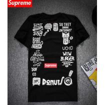 魅力満点 SUPREME シュプリーム偽物 カップルペアルック 半袖 Tシャツ 2色可選