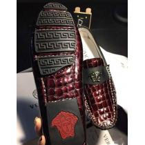2026 VERSACE ヴェルサーチ  コピー通販 ビジネスシューズ 2色可選 エナメル革
