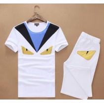 2026春夏 FENDI フェンディ  コピー通販 半袖Tシャツ 上下セット 2...