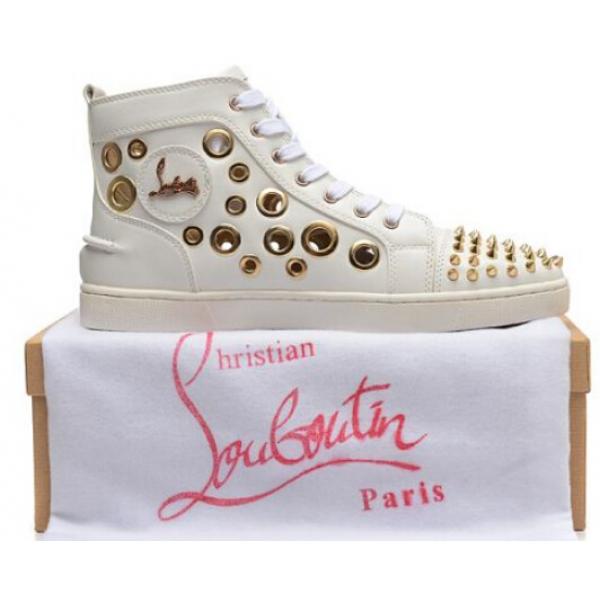 個性的なデザ2026 Christian Louboutinクリスチャンルブタン  スパイク 透気快適な履き心地 スニーカー
