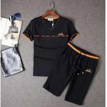 ブランド コピー 安心 2026 HERMES エルメス 半袖Tシャツ 上下セット 2色可選