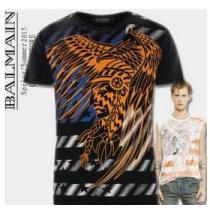 機能性の高い首胸ロゴ 2026春夏 BALMAIN バルマン 半袖Tシャツ 2色...
