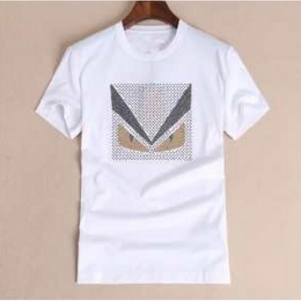 魅力　首胸ロゴ 2026春夏 FENDI フェンディ 半袖Tシャツ 2色可選
