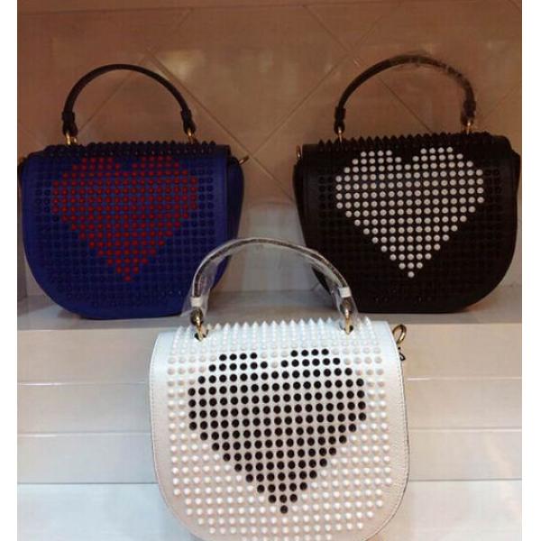 今年の大人気ファッション　2026春夏 クリスチャンルブタン Christian Louboutin ハート型 スパイク ショルダーバッグ最高ランク