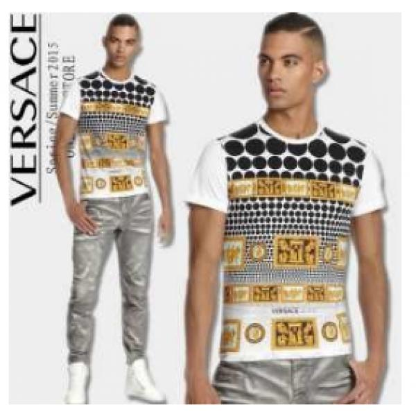 完売　美品！2026春夏 VERSACE ヴェルサーチ 半袖Tシャツ 2色可選