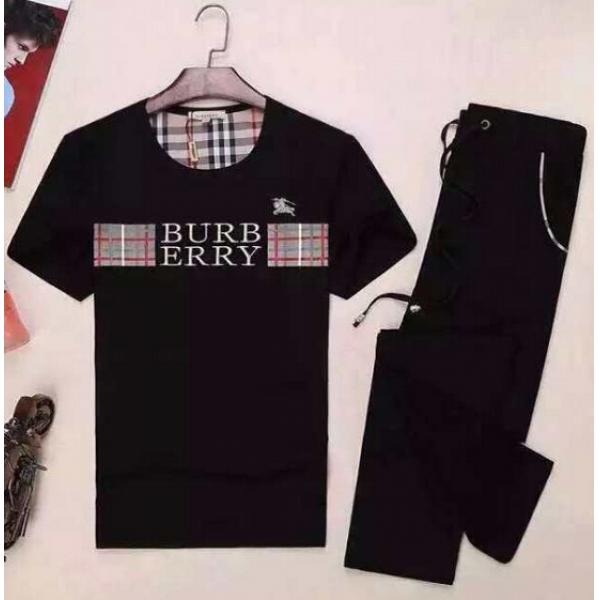 機能性に優れた 2026 BURBERRY バーバリー 半袖Tシャツ 上下セット 2色可選