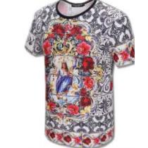風通しも良く2026春夏 首胸ロゴ Dolce&Gabbana ドルチェ＆ガッバーナ 半袖Tシャツ 2色可選