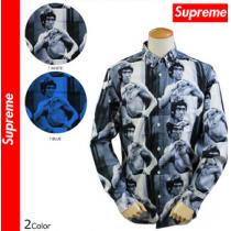使い勝手　シュプリーム Supreme 長袖 ボタンシャツ 2カラー シャツ メンズ