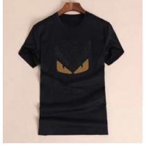 魅力　首胸ロゴ 2026春夏 FENDI フェンディ 半袖Tシャツ 2色可選