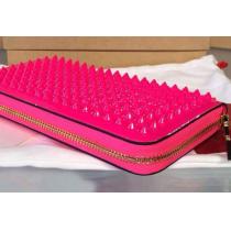 上品な輝きを放つ形 2026春夏 クリスチャンルブタン Christian Louboutin スパイク財布 最高ランク