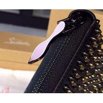 人気大定番 2026春夏 クリスチャンルブタン Christian Louboutin カラースパイク財布