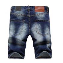 最高の人気！2026 DSQUARED2 ディースクエアード ダメージデニム 半ズボン　使い回し高い