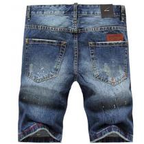 新入荷! 2026 DSQUARED2 ディースクエアード ダメージデニム 半ズボン　伸び感が優れ