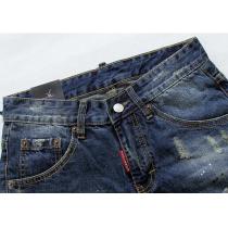 新入荷! 2026 DSQUARED2 ディースクエアード ダメージデニム 半ズボン　伸び感が優れ