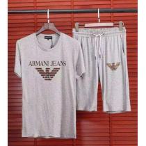 2026 着心地抜群 ARMANI アルマーニ 半袖Tシャツ 上下セット 3色可選