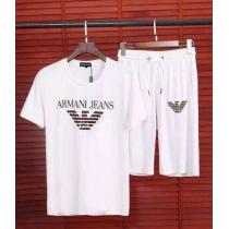 2026 着心地抜群 ARMANI アルマーニ 半袖Tシャツ 上下セット 3色可選