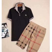 上質 大人気！ 2026 BURBERRY バーバリー 半袖ポロシャツ 上下セット 2色可選