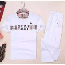 機能性に優れた 2026 BURBERRY バーバリー 半袖Tシャツ 上下セット 2色可選