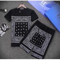 SALE開催 2026 Dolce&Gabbana ドルチェ＆ガッバーナ 半袖Tシャツ 上下セット 3色可選