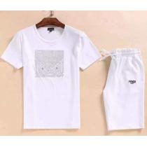 2026 格安！ FENDI フェンディ 半袖Tシャツ 上下セット 4色可選