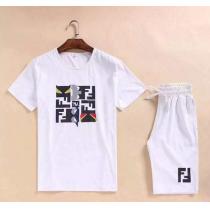 抜群の雰囲気が作れる!2026 FENDI フェンディ 半袖Tシャツ 上下セット 4色可選