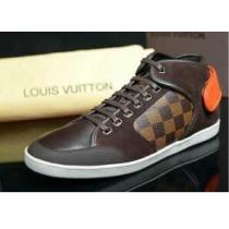 プレゼントに　2026 LOUIS VUITTON ルイ ヴィトン 値下げ　ハイカットスニーカー 2色可選