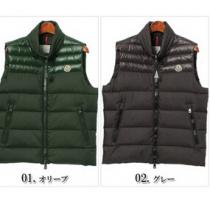 新作　MONCLER モンクレール 素敵な　デュプレス ワンポイント ダウン ベスト  メンズ