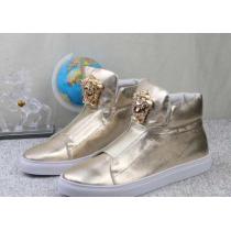 首胸ロゴ　2026 VERSACE ヴェルサーチコピー ハイカットスニーカー  ...