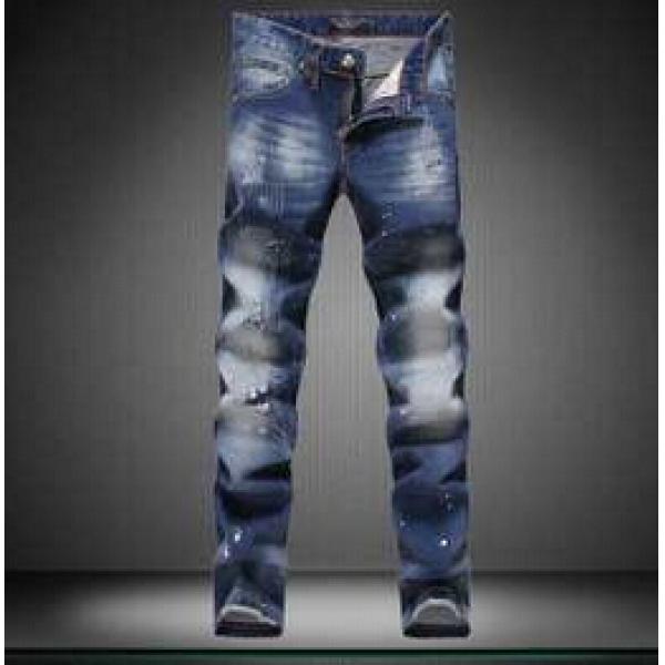 快適 2026 PHILIPP PLEIN フィリッププレイン　相性も抜群 ダメージデニム