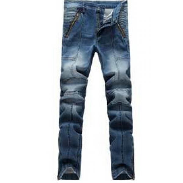 2026 値下げる BALMAIN バルマン 激安　テーパードデニムパンツ 