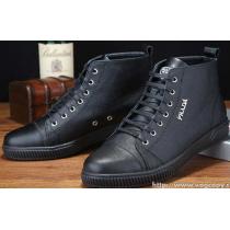 最新入荷！ 2026 PRADA プラダ ハイトップシューズ 3色可選