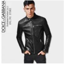 2026 美品 Dolce&Gabbana ドルチェ＆ガッバーナ 目立ち　革ジャ...