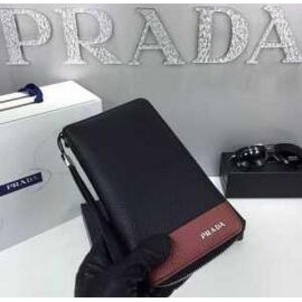 目立ち　秋冬 prada プラダ 使い勝手も最高　ビジネスケース 2色可選