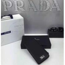 存在感のあるアイテム　秋冬 prada プラダ 快適な着心地　カードケース シンプル 2色可選