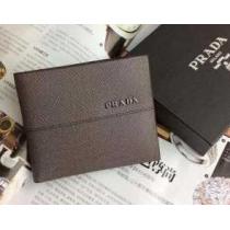 お洒落に 2026秋冬 prada プラダ 洗練された雰囲気　短財布 2色可選