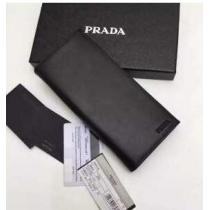 独特な高級感 秋冬 prada プラダ 二つ折り財布 高級感たっぷりなデザイン2色可選