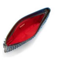 実用的なクリスチャン ルブタン Christian Louboutin Loubiposh Spikes Patent　注目のクラッチバッグ