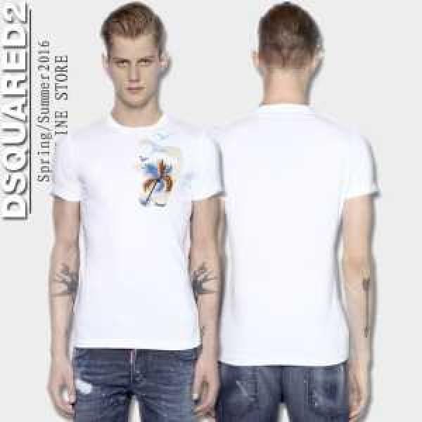 最旬アイテム 2026春夏 ディースクエアード DSQUARED2 半袖Tシャツ 2色可選