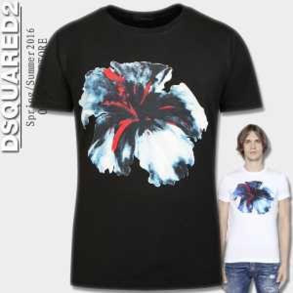 ファッション 人気 2026春夏 DSQUARED2 ディースクエアード 半袖Tシャツ 2色可選