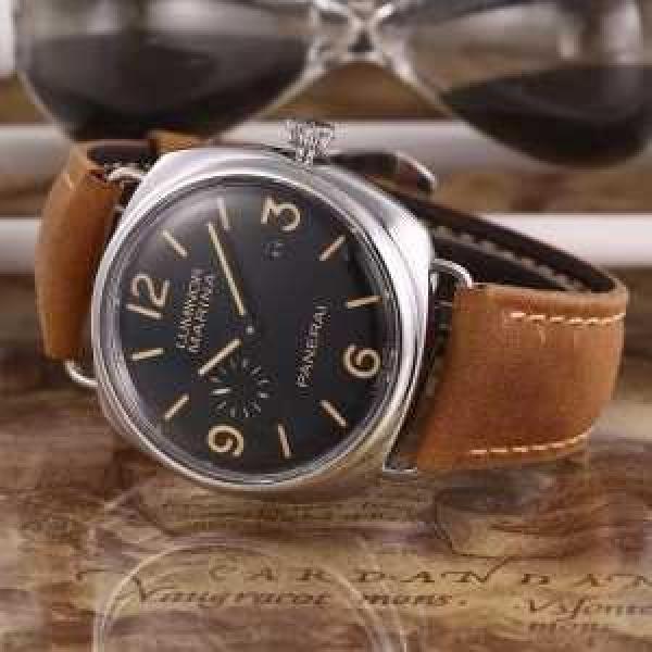 上質 大人気！2026  パネライ PANERAI3針クロノグラフ 日付表示 腕時計